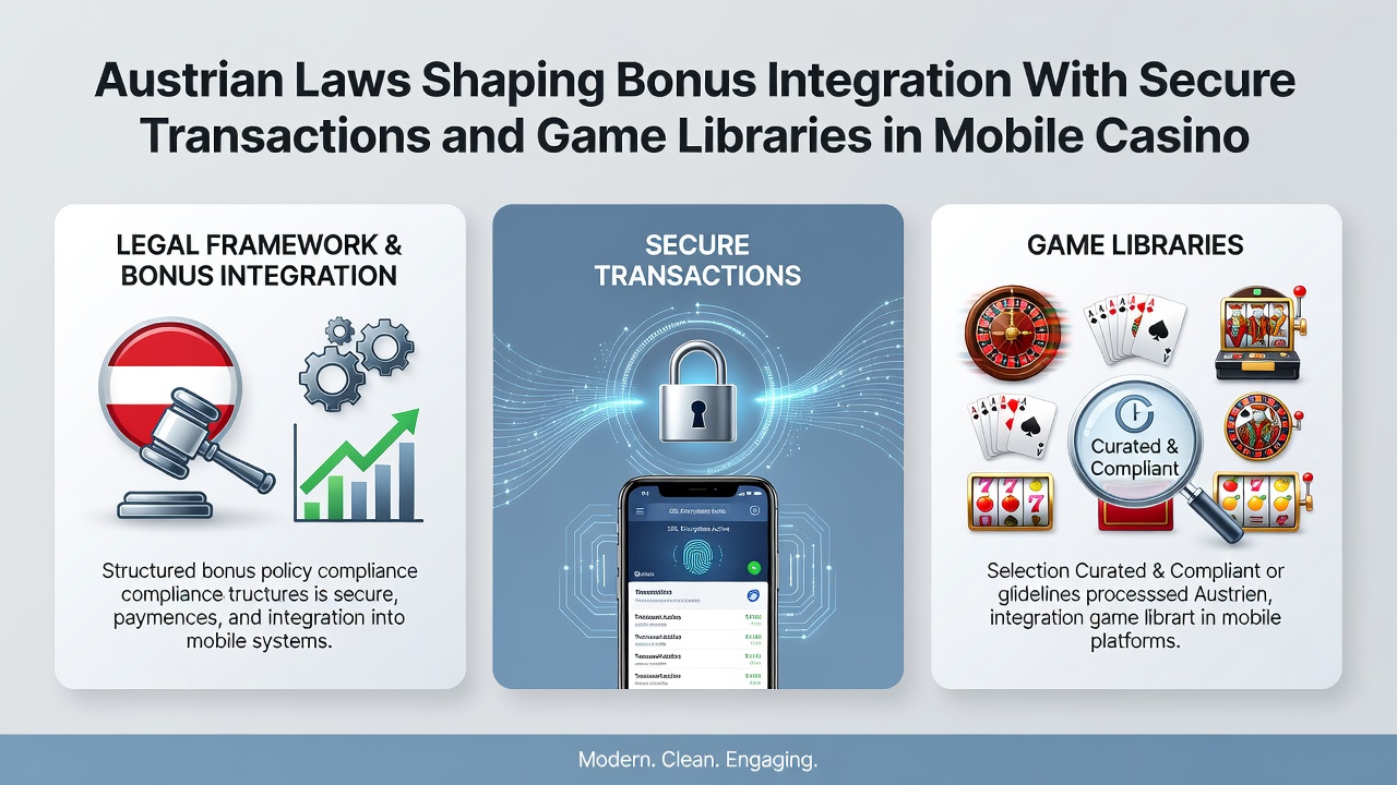 Mobile casino app interface displaying certified games alongside secure transaction options and active bonus terms